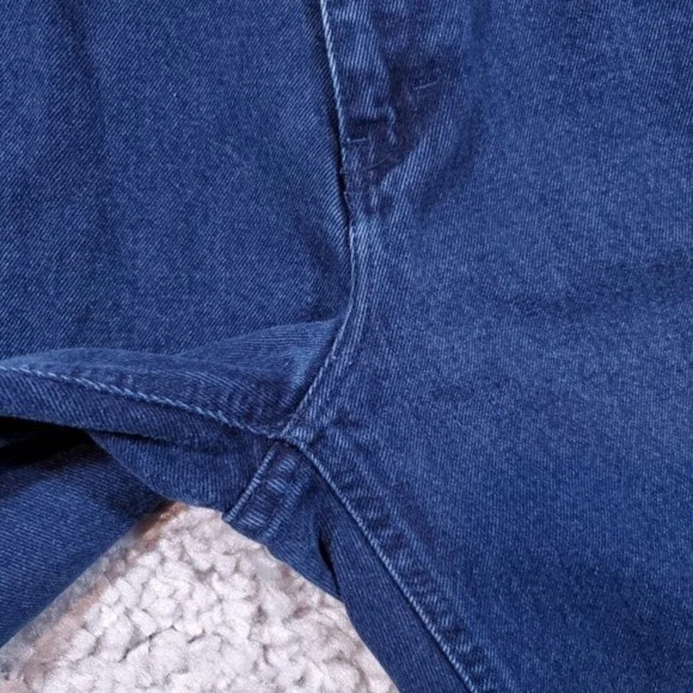 Vintage Size 32 Jordache High Rise Mom Jean Shorts Dark Wash Baggy Relaxed